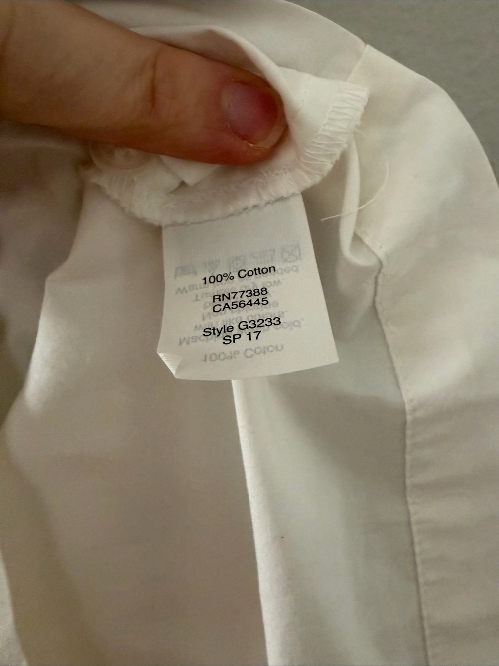 Madewell Bell Sleeve Poplin Popover Blouse Medium White - Picture 4 of 5